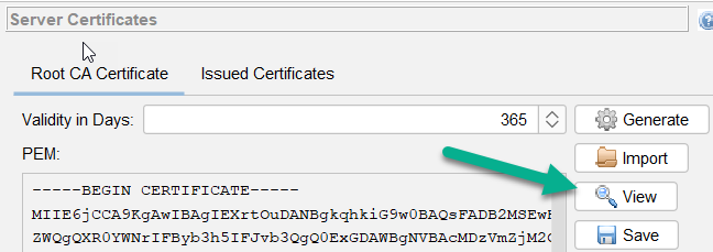 View Certificate